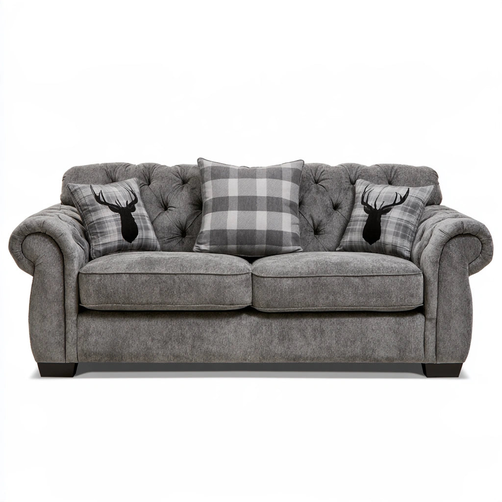 Nowoczesna sofa, o nowoczesnej formie, kolor: szary