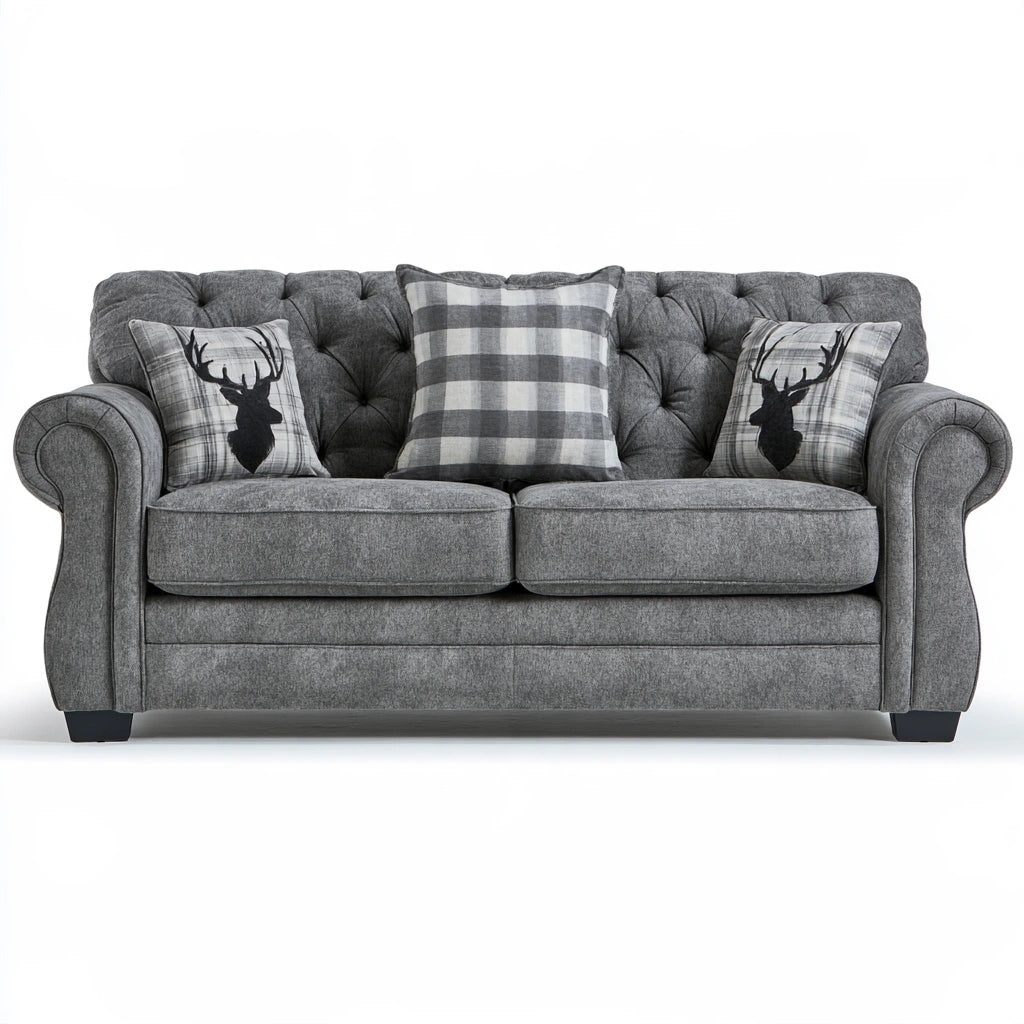 Nowoczesna sofa, o nowoczesnej formie, kolor: szary