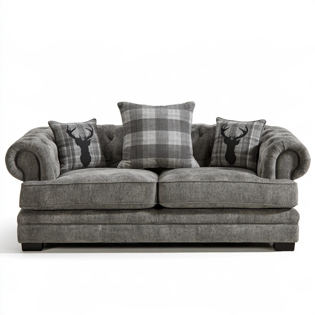 Nowoczesna sofa, o nowoczesnej formie, kolor: szary