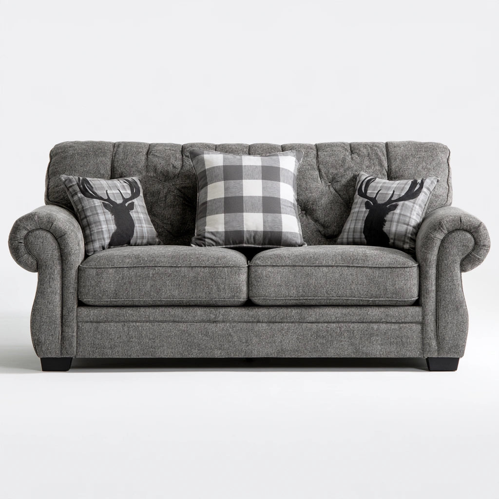 Nowoczesna sofa, o nowoczesnej formie, kolor: szary